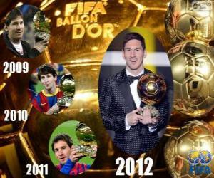 Rompicapo di Lionel Messi, Golden Ball FIFA 2012