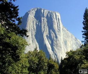 Rompicapo di Lo Half Dome, Yosemite, USA