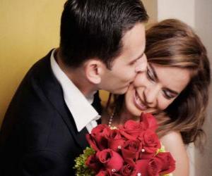 Rompicapo di Lo sposo che baci la sposa dopo loro nozze