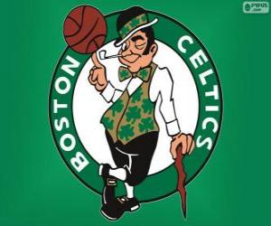 Rompicapo di Logo Boston Celtics, squadra NBA. Atlantic Division, Eastern Conference