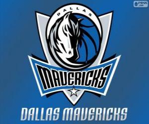 Rompicapo di Logo Dallas Mavericks, squadra NBA. Southwest Division, Western Conference