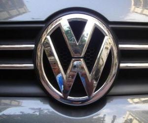 Rompicapo di Logo della Volkswagen, marchio automobilistico tedesco