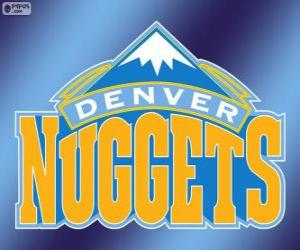Rompicapo di Logo Denver Nuggets, squadra NBA. Northwest Division, Western Conference