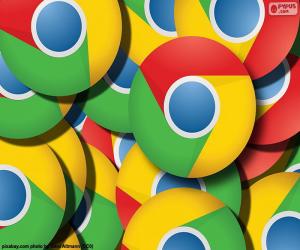 Rompicapo di Logo di Google Chrome