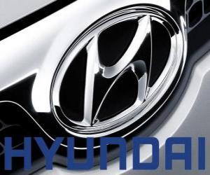 Rompicapo di Logo di Hyundai, marca di automobili in Corea del Sud