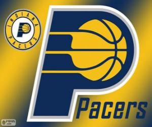 Rompicapo di Logo di Indiana Pacers, squadra della NBA. Central Division, Eastern Conference