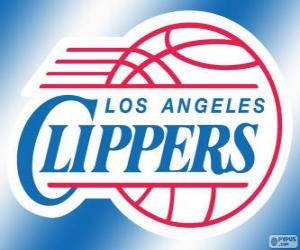 Rompicapo di Logo di Los Angeles Clippers, squadra NBA. Pacific Division, Western Conference