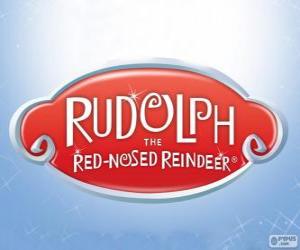 Rompicapo di Logo di Rudolph la renna dal naso rosso