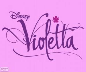 Rompicapo di Logo di Violetta, serie televisiva di Disney Channel