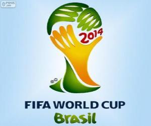 Rompicapo di Logo dil Campionato mondiale di calcio del 2014 Brasile