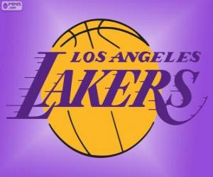 Rompicapo di Logo Los Angeles Lakers, squadra NBA, Pacific Division, Western Conference