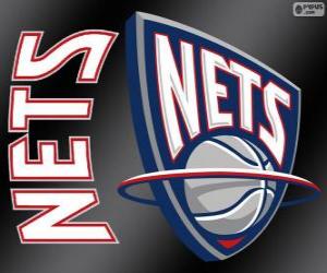 Rompicapo di Logo New Jersey Nets, squadra NBA. Atlantic Division, Eastern Conference