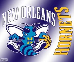 Rompicapo di Logo New Orleans Hornets, squadra NBA. Southwest Division, Western Conference
