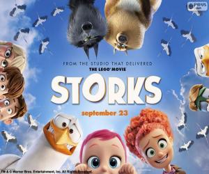 Rompicapo di Logo originale di Storks