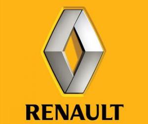 Rompicapo di Logo Renault. Marca di macchine francese
