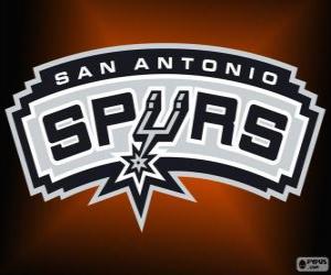 Rompicapo di Logo San Antonio Spurs, squadra NBA. Southwest Division, Western Conference