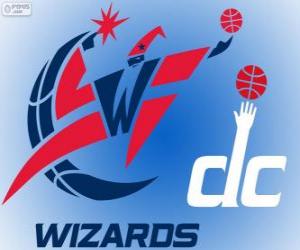 Rompicapo di Logo Washington Wizards, squadra NBA. Southeast Division, Eastern Conference