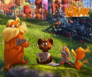 Rompicapo di Lorax giocando con gli animali dalla valle di Trufula