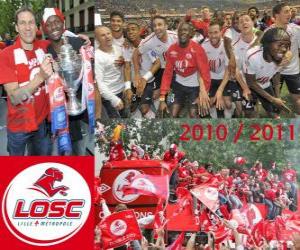 Rompicapo di LOSC Lille, campione del campionato di calcio francese, Ligue 1 2010-2011