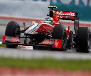 Rompicapo di Lucas di Grassi - Virgin - Sepang 2010