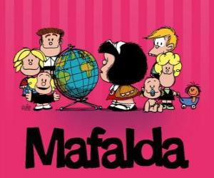 Rompicapo di Mafalda e gli amici