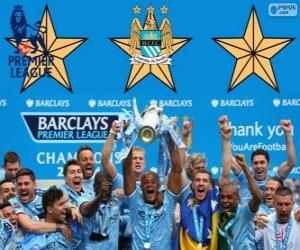 Rompicapo di Manchester City, campione Premier League 2013-2014, Inghilterra Football League