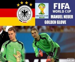 Rompicapo di Manuel Neuer, guanto d'oro. Mondiali di calcio Brasile 2014