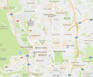 Rompicapo di Mappa di Madrid