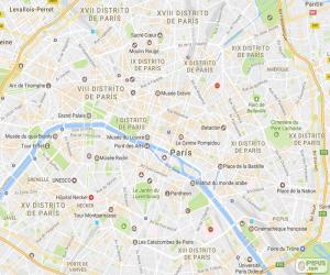 Rompicapo di Mappa di Parigi