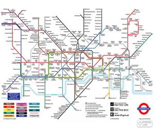 Rompicapo di Mappa metropolitana di Londra