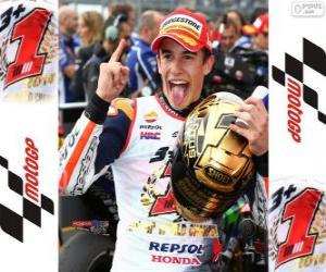 Rompicapo di Marc Márquez, campione del mondo di MotoGP, 2014