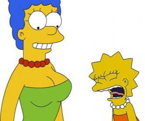 Rompicapo di Marge grida sorpreso vedendo Lisa