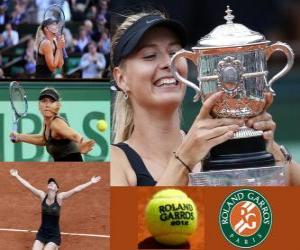 Rompicapo di Maria Sharapova campione del Roland Garros 2012