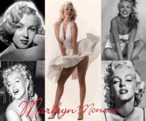 Rompicapo di Marilyn Monroe (1926 - 1962) fu una modella e attrice del cinema americano