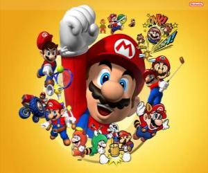 Rompicapo di Mario il famoso idraulico del mondo Nintendo. Mario Bros