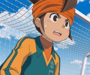 Rompicapo di Mark Evans o Endo Mamoru, portiere della squadra di calcio della Raimon Junior High e protagonista principale della serie Inazuma Eleven