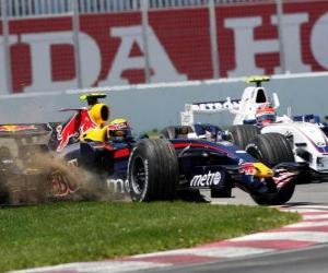 Rompicapo di Mark Webber pilota il F1