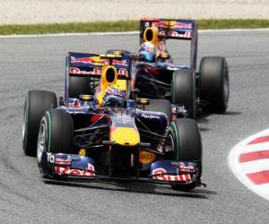 Rompicapo di Mark Webber - Red Bull - 2010 di Barcellona