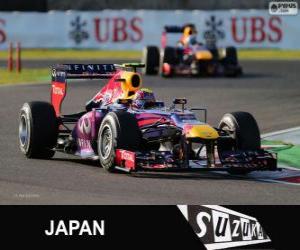 Rompicapo di Mark Webber - Red Bull - Gran Premio del Giappone 2013, 2º classificato