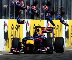 Rompicapo di Mark Webber - Red Bull - Hungaroring, ungherese Grand Prix 2010
