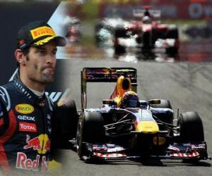 Rompicapo di Mark Webber - Red Bull - Istanbul, Turchia Grand Prix (2011) (2 ° posto)