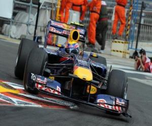 Rompicapo di Mark Webber - Red Bull - Monte-Carlo 2010