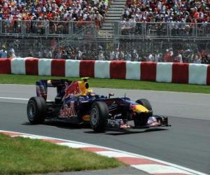 Rompicapo di Mark Webber - Red Bull - Montreal 2010