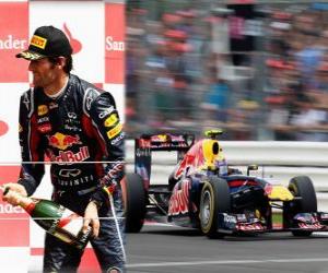 Rompicapo di Mark Webber - Red Bull - Silverstone, Gran Premio di Gran Bretagna (2011) (3 ° posto)