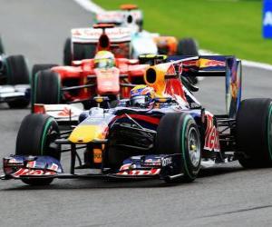 Rompicapo di Mark Webber - Red Bull - Spa-Francorchamps 2010
