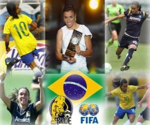 Rompicapo di Marta Vieira da Silva, giocatore della Coppa del Mondo Anno 2010