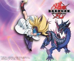 Rompicapo di Masquerade sua Bakugan Hydranoid Darkus