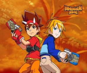 Rompicapo di Max e Rex, due dei protagonisti in Dinosaur King