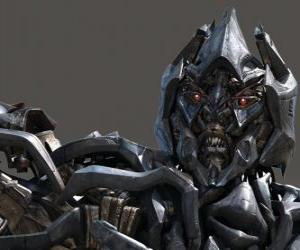 Rompicapo di Megatron il comandante supremo della fazione dei Decepticon