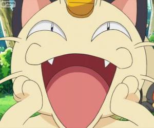Rompicapo di Meowth, un Pokemon molto giocosa